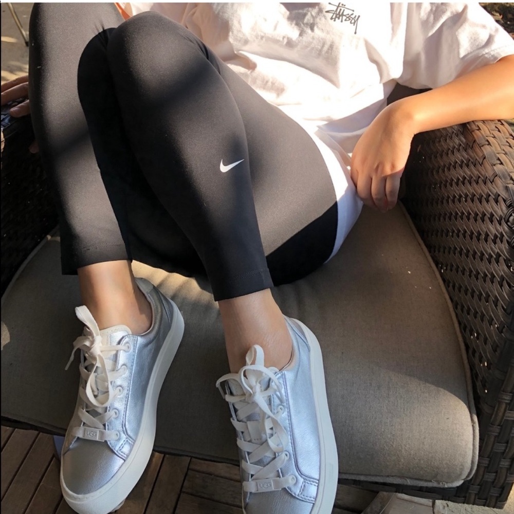 UGG ‘ Zilo’ Silver Metallic Sneakers - Picture 6 of 15
